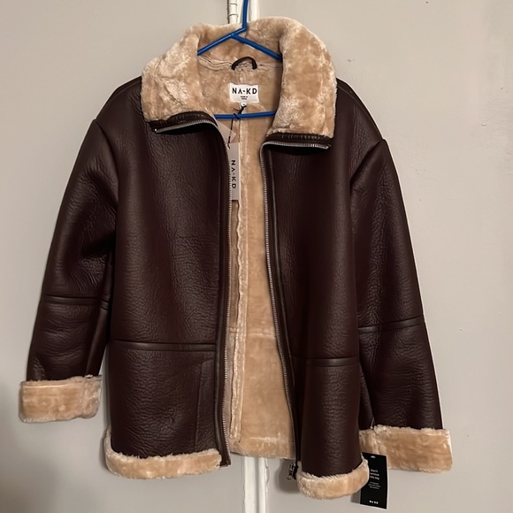 HP!! 🎉NWT Bonded high collar coat - Picture 3 of 4